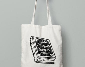 Enemies to Lovers Tote Bag | Read Books | Gothic Tote