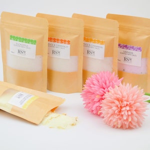 Epsom Bath Salts| Self Care, Relaxation| Gift Set| Aromatherapy | Pamper Bath Gift Set  Birthday Gift Footsoak