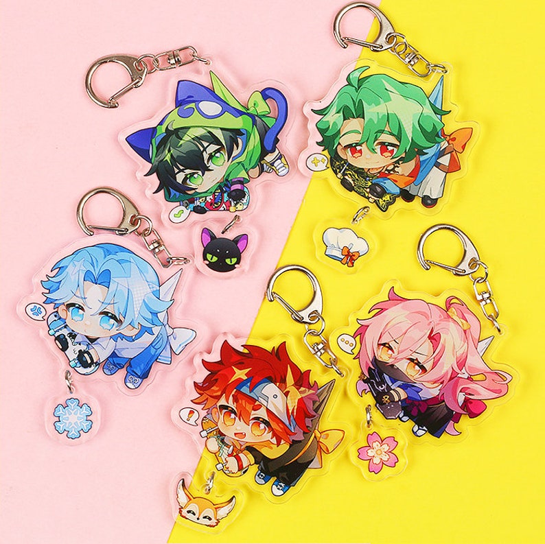 2pcs = Buy 1 Get 1 Free SK8 The Infinity Acrylic Keychain Charm Kojiro Nanjo Reki Kiyan Langa Hasegawa 