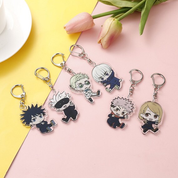 Jujutsu Kaisen Acrylic Keychain Charm Satoru Gojo Yuji Etsy Jujutsu Kaisen Acrylic Keychain Charm Satoru Gojo Yuji Etsy