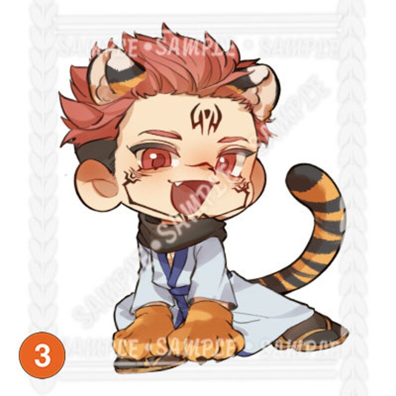 Jujutsu Kaisen Resin Keychain Charm Satoru Gojo \\ Yuji Itadori \\ Sukuna \\ Megumi Fushiguro