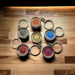 Mazda Keychain Rotary Wankel Keychain Gift Set - Metal Key Chain