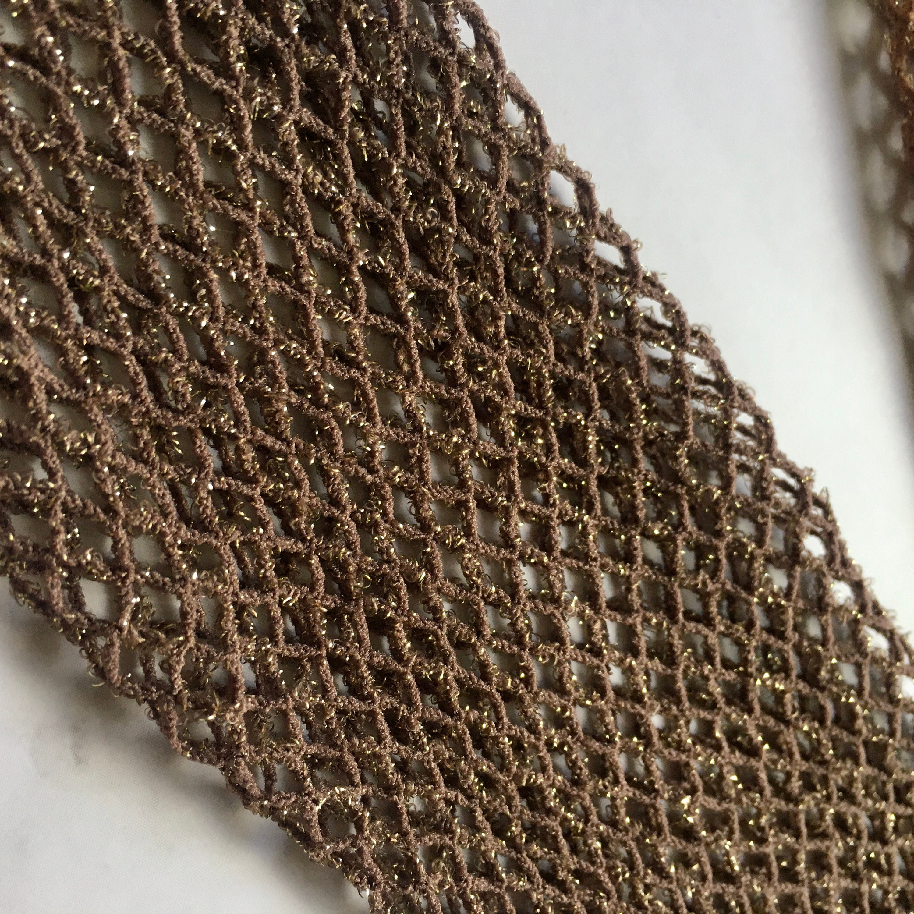 V-cut Carnival Glitter Fishnet 