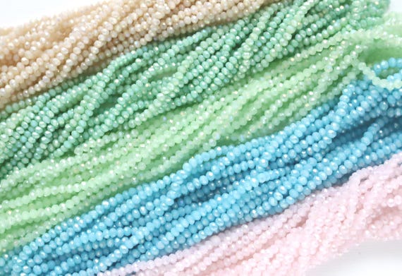Chinese Crystal, Rondelle 2mm Chinese Crystal, Rondelle 2mm