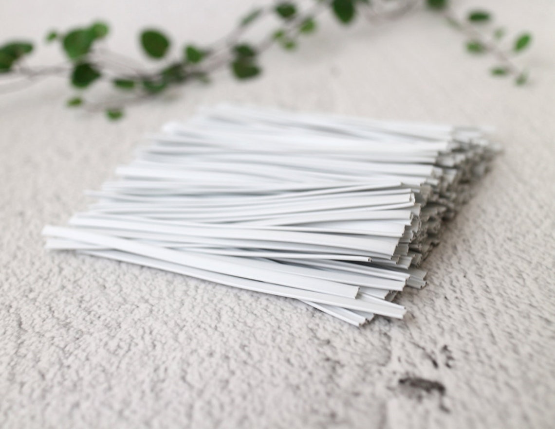 White Metal with Plastic Wrapped Strip Wire for Mask. fabric Etsy