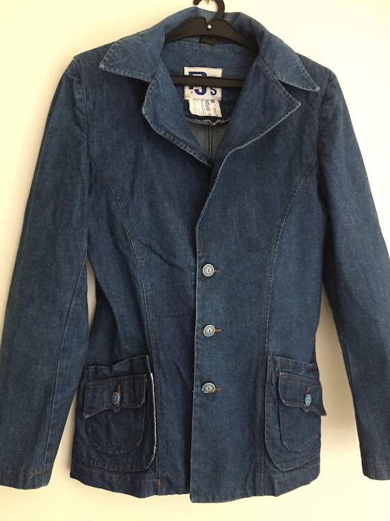 1970s Indigo Denim Jacket