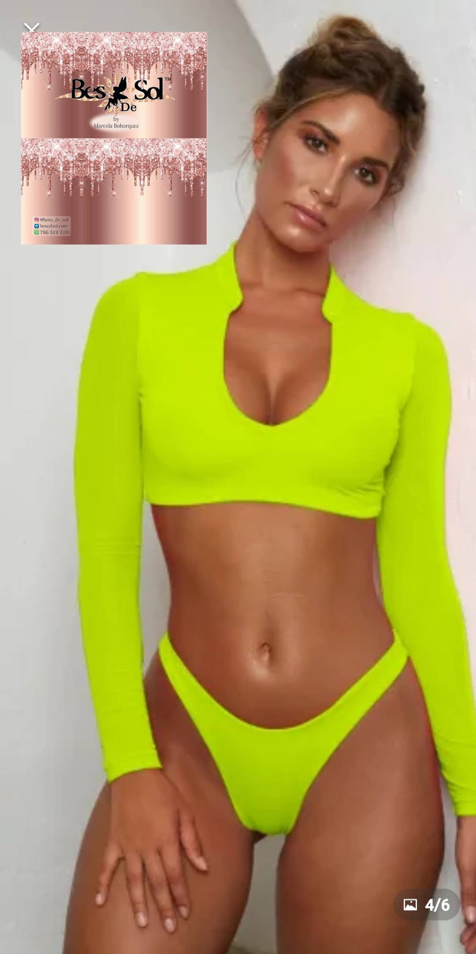 Swimsuit Long sleeve beautiful colors New 2022 set BIKINI Etsy