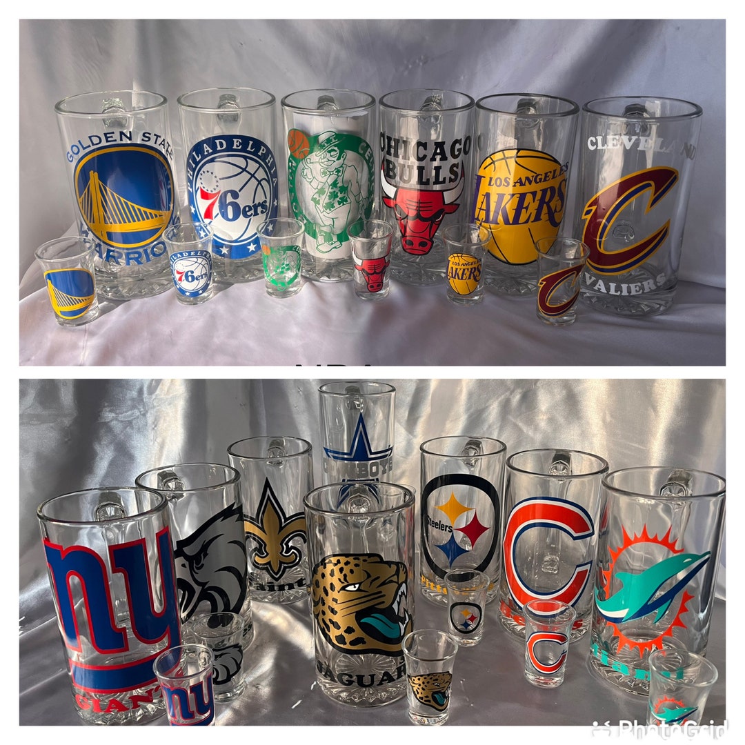 Personalized Beer Mug, Beer Mug Shot Glass Set, Team Mug Set ...