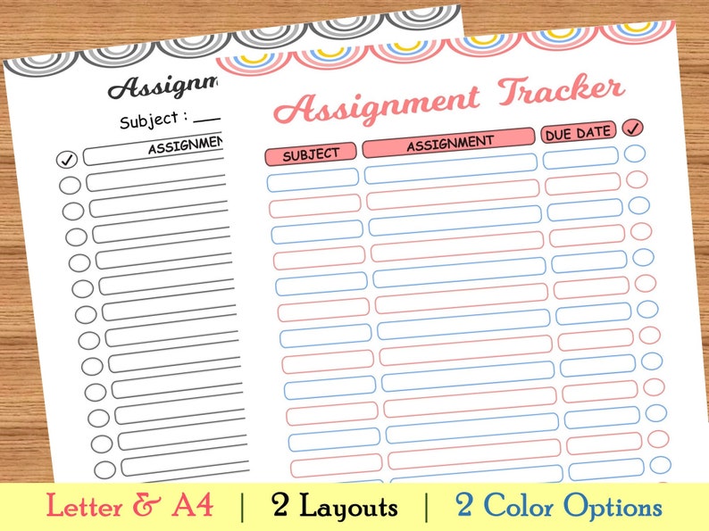 Online student planner image