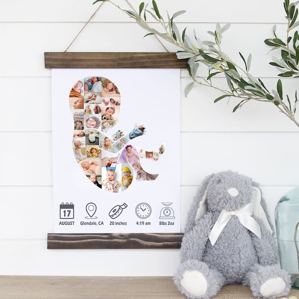 Baby Photo Collage - Etsy