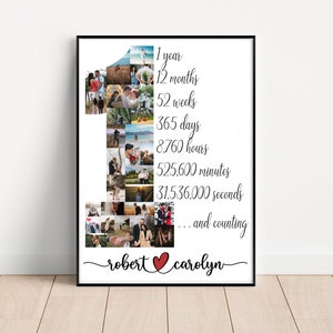 Regalo para el primer aniversario de bodas, regalo para el primer aniversario, regalo para el aniversario de un empleado, regalo para el aniversario del trabajo, regalo de aniversario en papel para él y para ella.