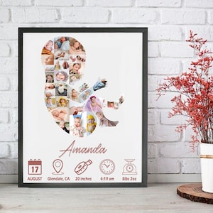 Personalice el póster de estadísticas de bebés recién nacidos, detalles de nacimiento de bebés, diseño de nacimiento de bebés, registro de nacimiento de bebés, signo de estadísticas de nacimiento de bebés, arte de pared de nacimiento de bebés
