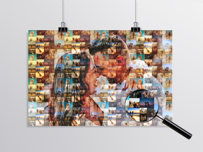 Couple Photo Collage, Personalized Photo Collage, Couple Photo Ideas ...