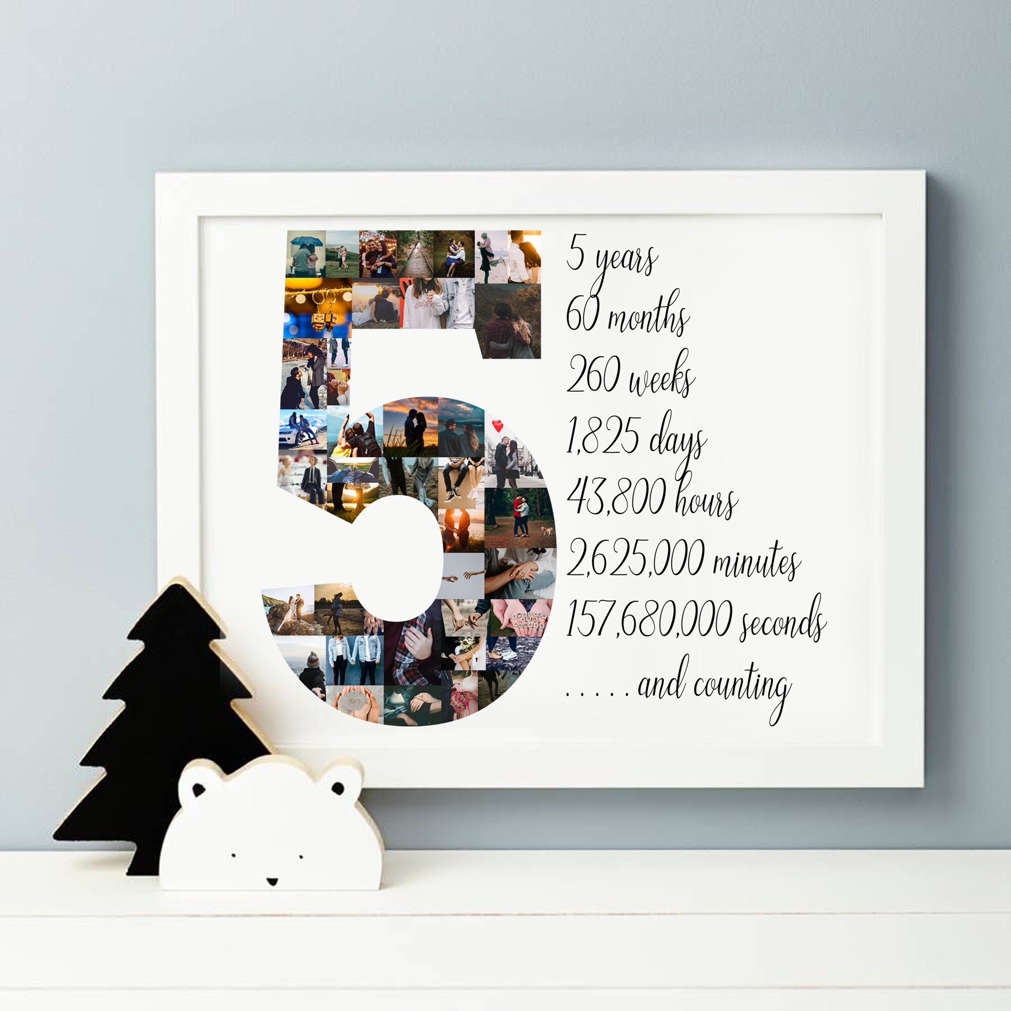 最終値下げ❗ゆず 5th Anniversary Thanks a cinq 5th Anniversary gift - wood | Diddles and Puds