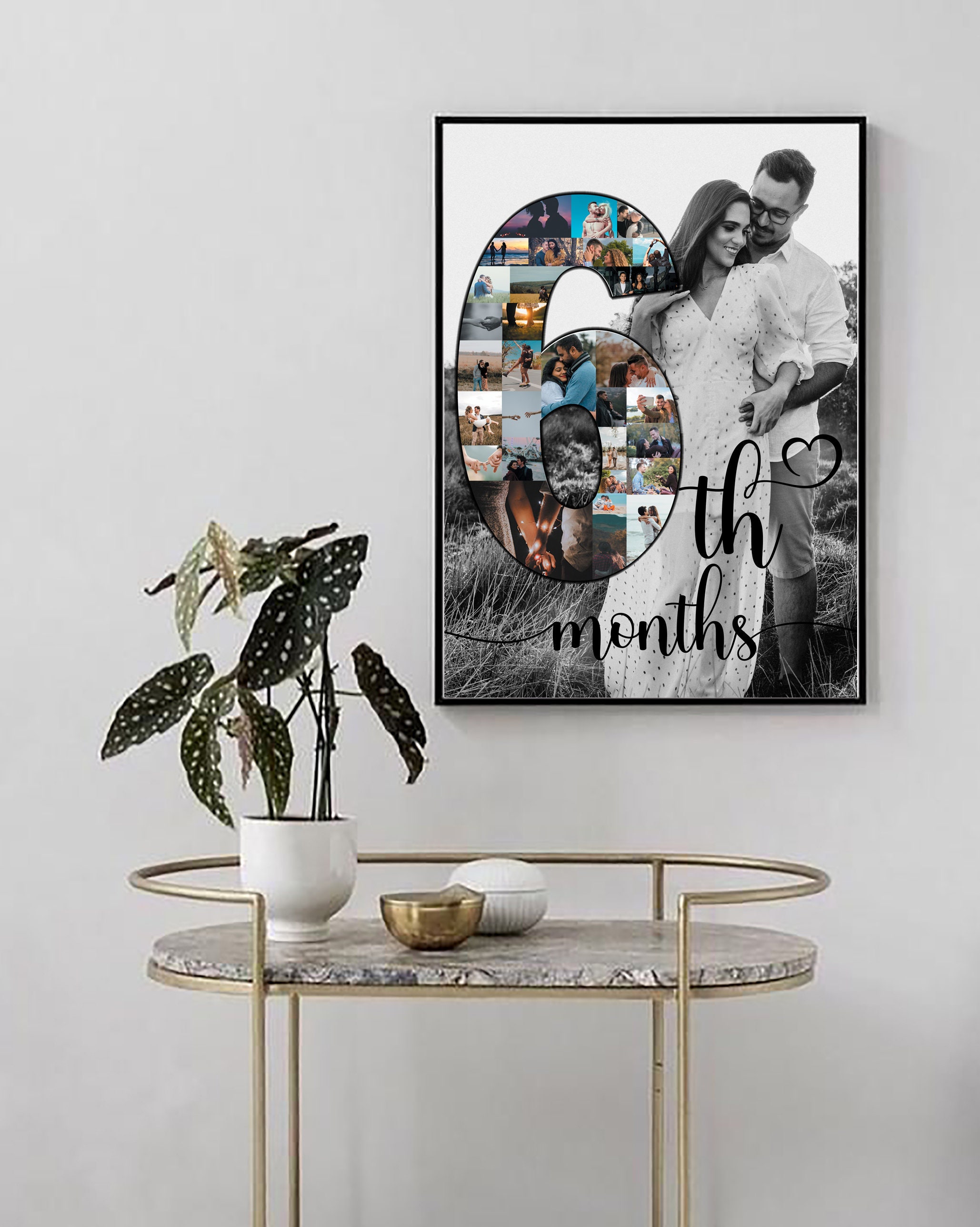 Personalized Six Month Anniversary Gift for Boyfriend, 6 Months ...