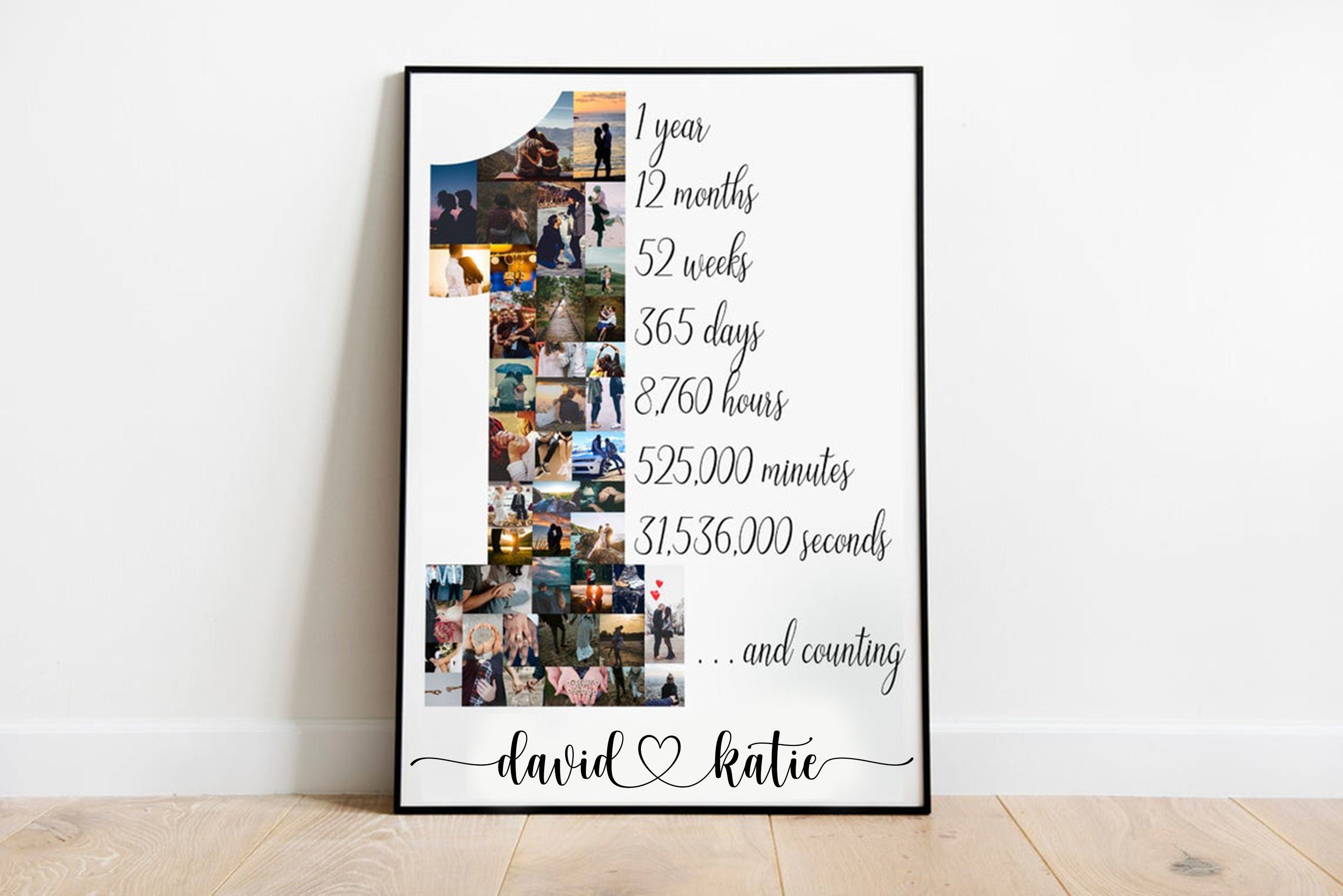 Anniversary Gift Download File Only 1 Year Anniversary Gift for Boyfriend
