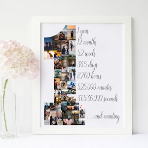 First Wedding Anniversary Gift, 1st Year Anniversary Gift, One Year Anniversary Gift, 1st Anniversary Gift for Wife, Paper Anniversary Gift