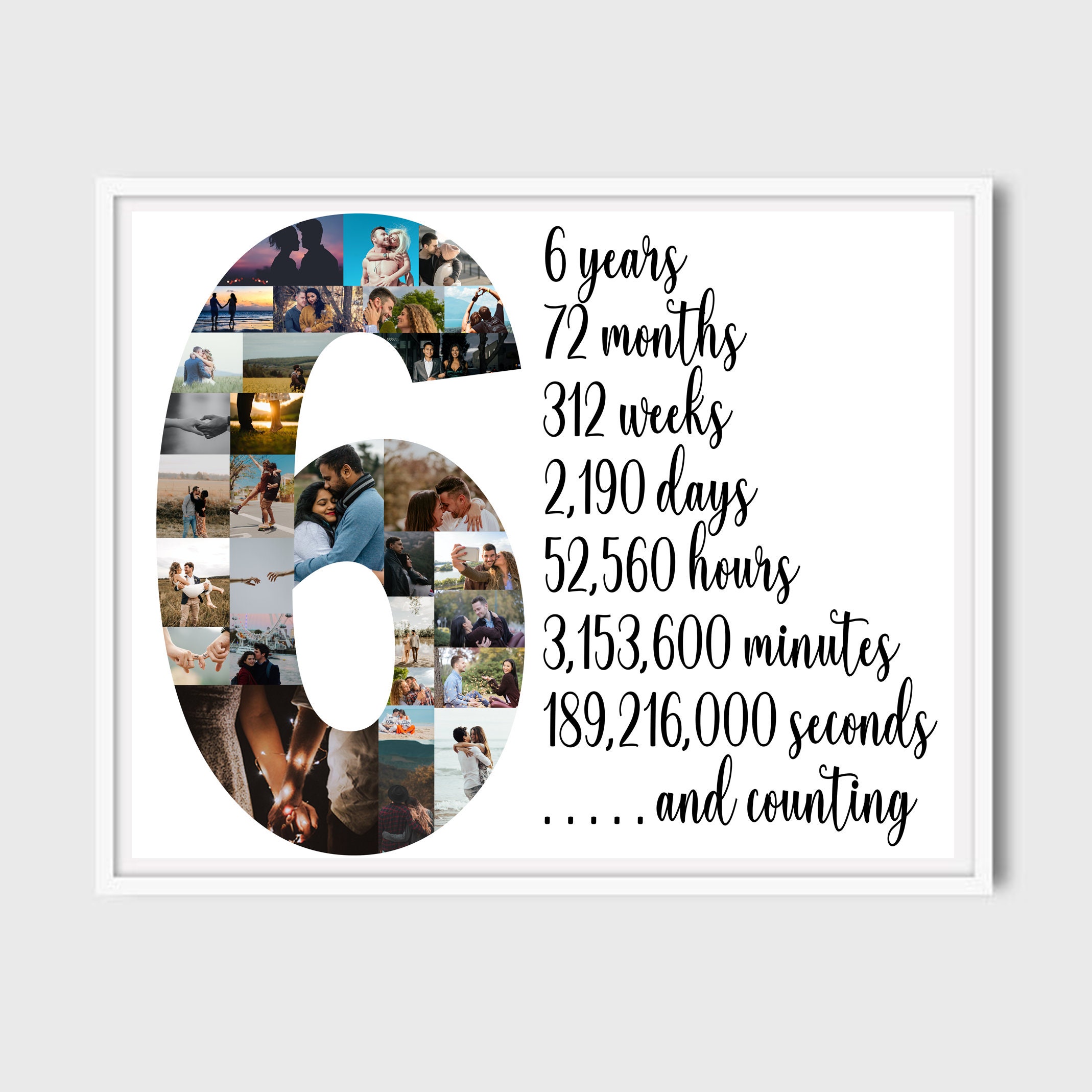 Eisen Jahrestag Geschenk - Food Dice Würfel Für Paare Zum 6. Hochzeitstag