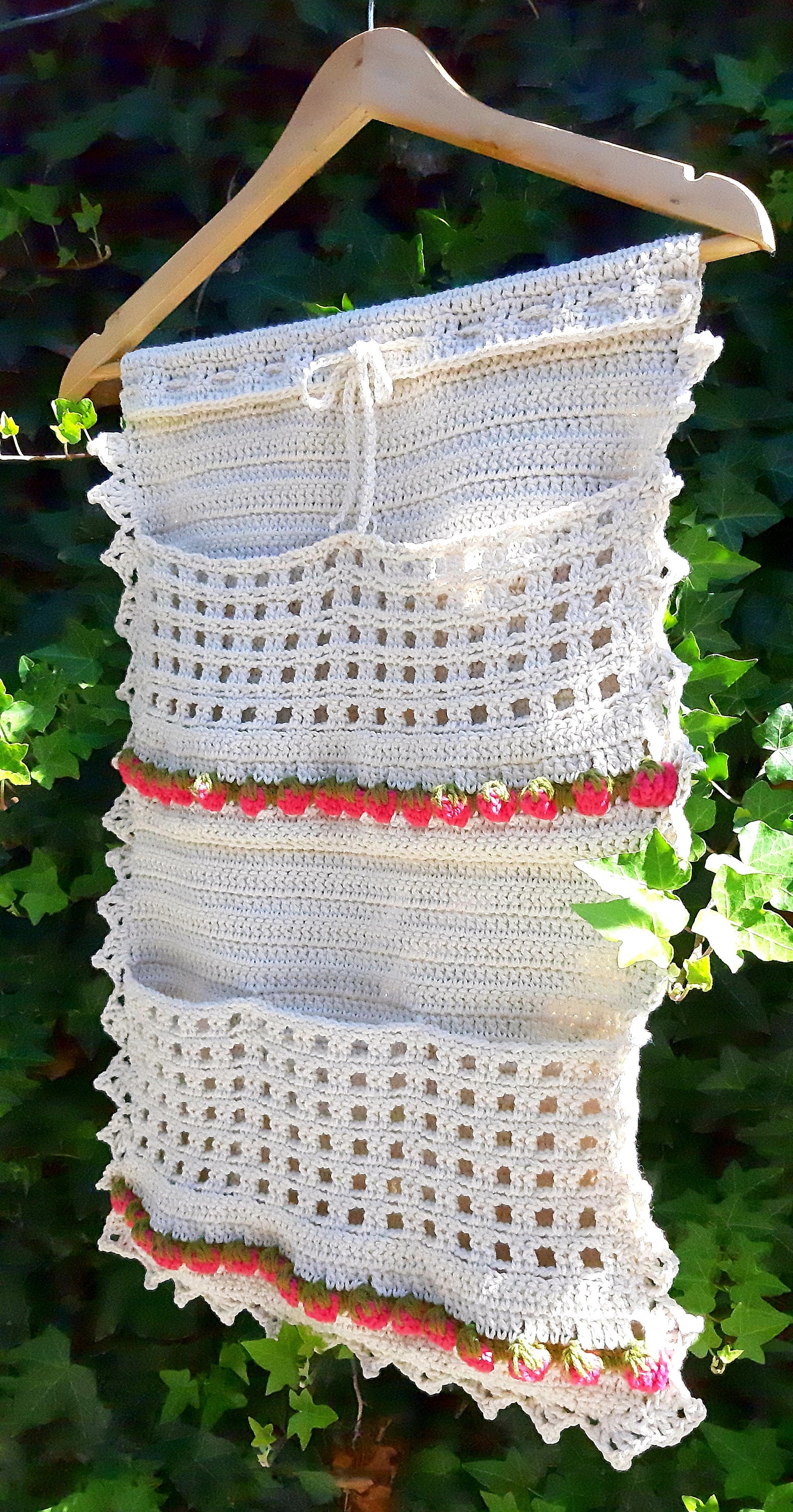 Wand-Organisator häkeln hängende Wand Veranstalter hängen | Etsy