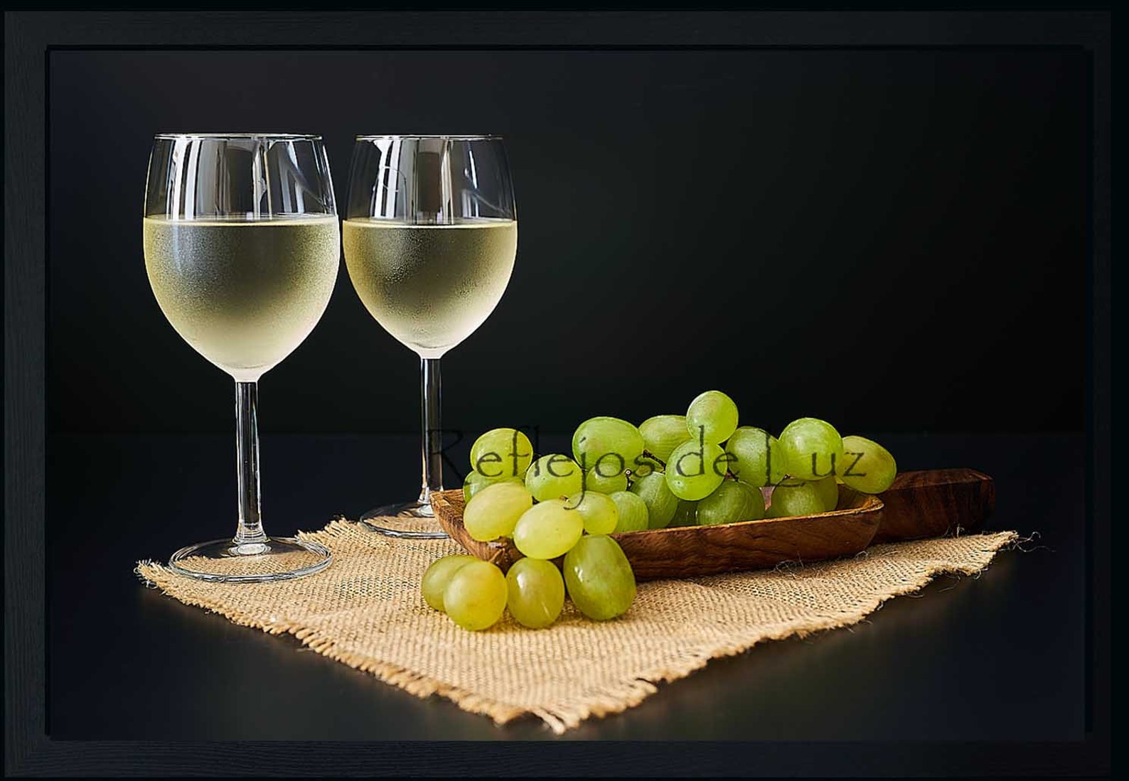 Sweet grapes with sparkling wine Still life Healthy food Etsy