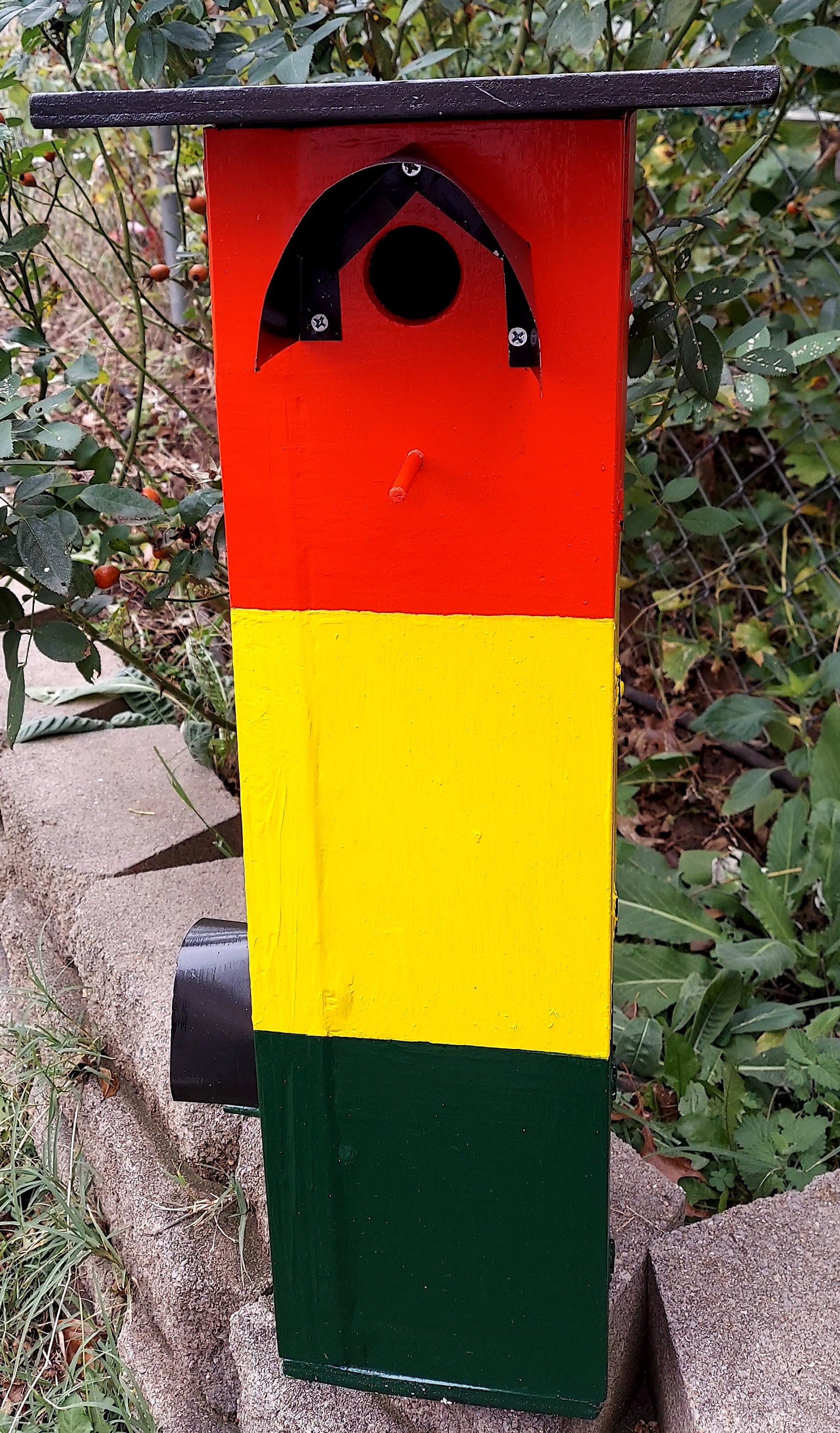 Traffic Signal Light Triplex Birdhouse Hand Crafted Quality Etsy
