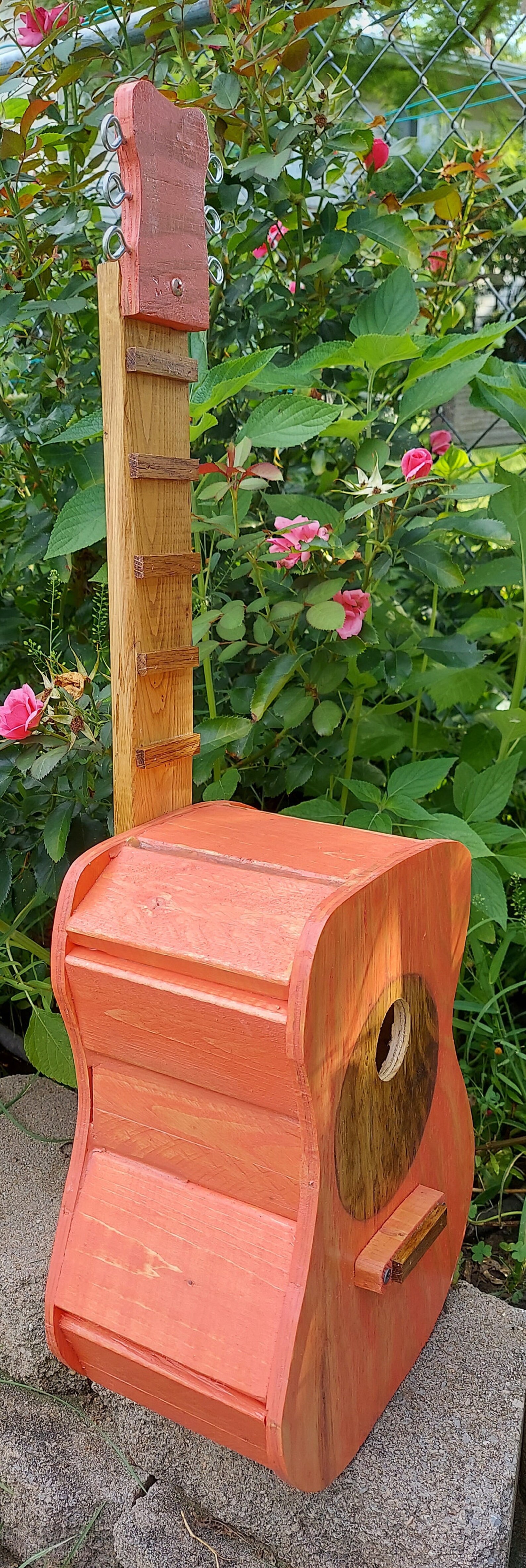 Guitar Birdhouse Hand Crafted Quality Birdhouses Unique Etsy