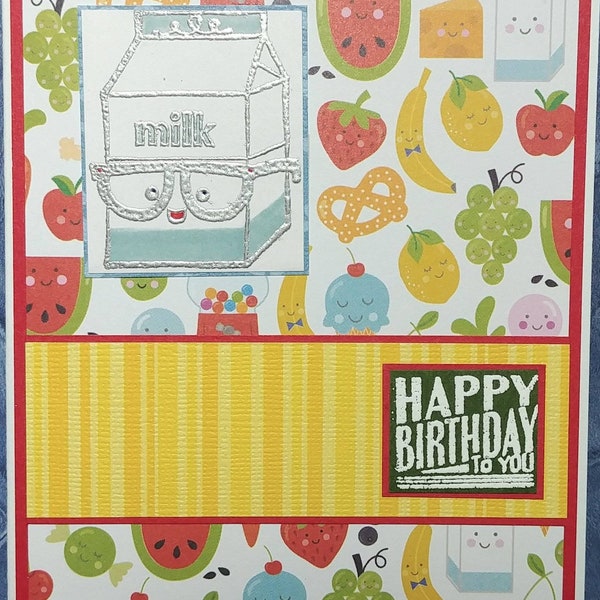 Snack Time Birthday Card