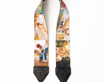 Custom Camera Strap with Your Own Photo, Personalized Photo Camera Strap for Canon, Nikon, Sony, Fujifilm