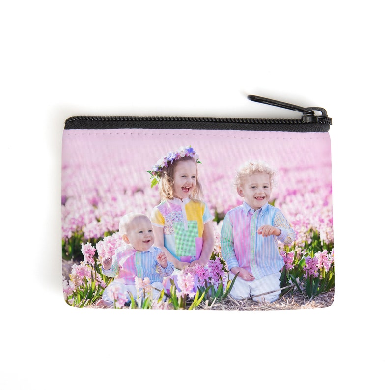 Custom Coin Purse with Photo, Personalized Photo Coin Purse image 1