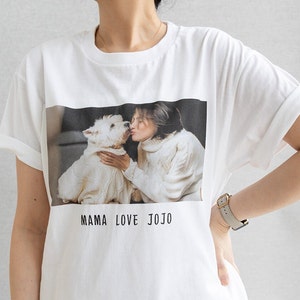 Personalized T-shirts, Photo Printed T-shirts, Custom Tee, Pet Lovers