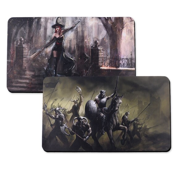 Personalized Rubber Desk Mat: Custom Photo Game Mat, Double-Sided Option