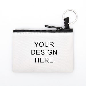Aangepaste portemonnee met sleutelhanger, gepersonaliseerde portemonnee-sleutelhanger met foto