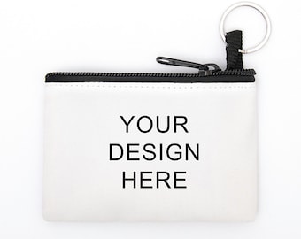 Personalized Photo Coin Purse with Keyring
