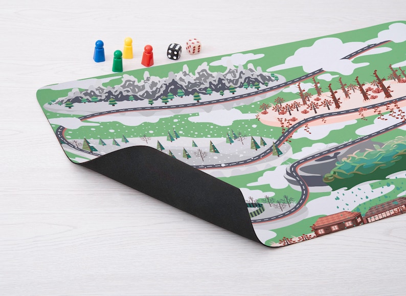 Custom Game Mats Neoprene, Personalized Game Mat and Play Mat, Photo