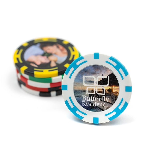 Personalized Poker Chips, Wedding Poker Chips, Custom Logo Poker Chips