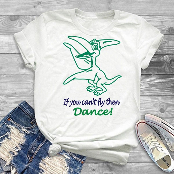 Dinosaur SVG, Wings Dino SVG, Funny Dinosaur SVG, T-shirt Design Svg, Dancing Dino Svg, Can not fly Svg, Wall Design Svg, Dino Cut File