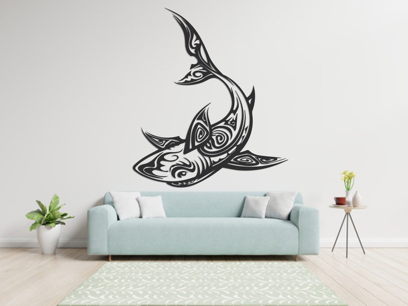 Download Shark SVG Mandala Shark SVG Fish SVG Shark Cutting File | Etsy