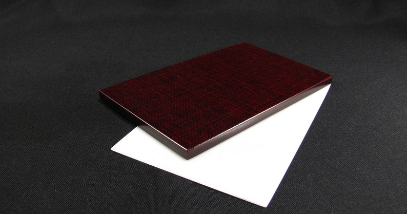 Fashionable Micarta Maroon syntetic fabric. Fort Worth Mall For making knives. Custom Mater