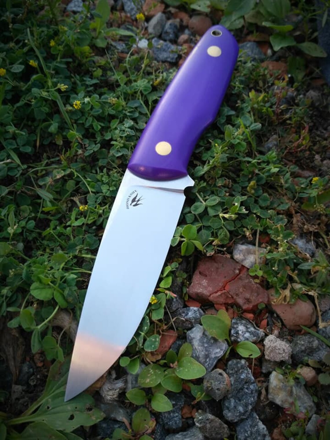 Micarta Purple syntetic Fabric. for Making Knives. Custom Etsy