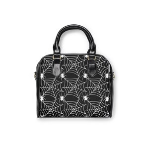 Spiderwebs Convertible Handbag