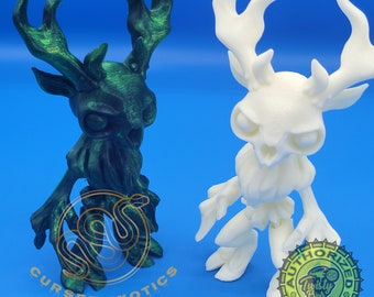 Articulated Wendigo, 3D Print, cryptid gifts, paintable figures, fidget toy adult quiet, sensory toys adult, stress reliever, posable figure