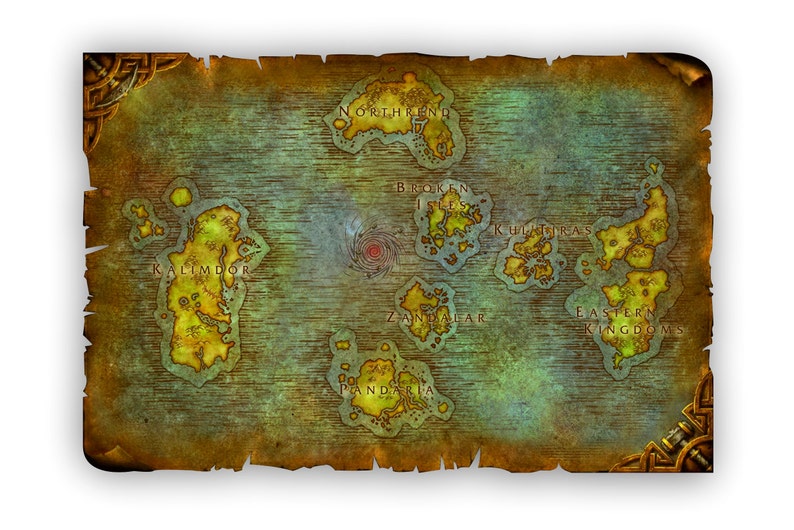 Карта калимдора на русском