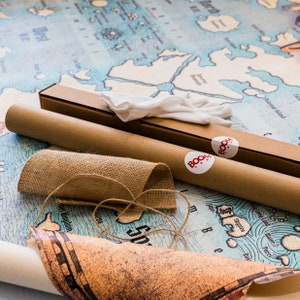 Carte du monde en une pièce, carte du monde, carte du monde, toile parchemin, cadeau de table, cadeau anime, art mural, cadeau toile, fans de dessins animés, fanart image 9