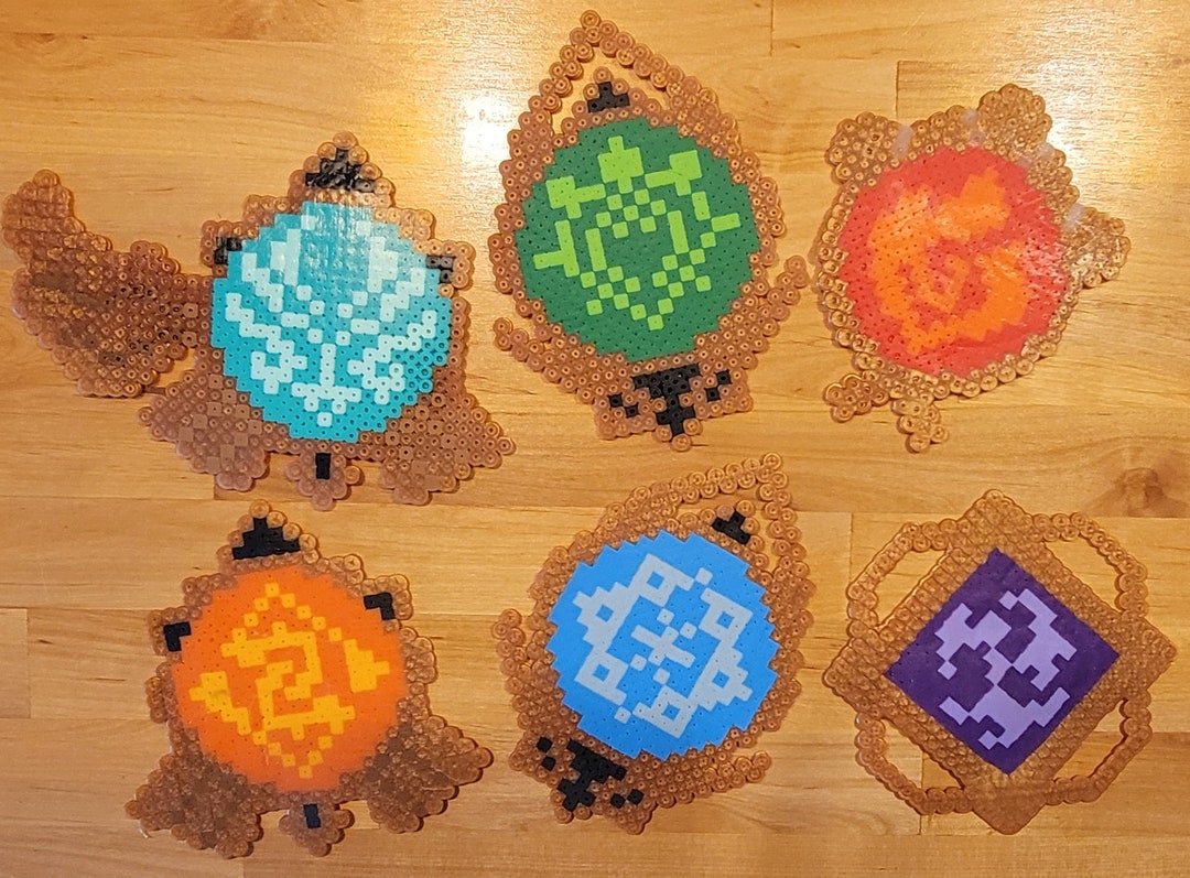 Genshin Impact Inspired Perler Visions Etsy