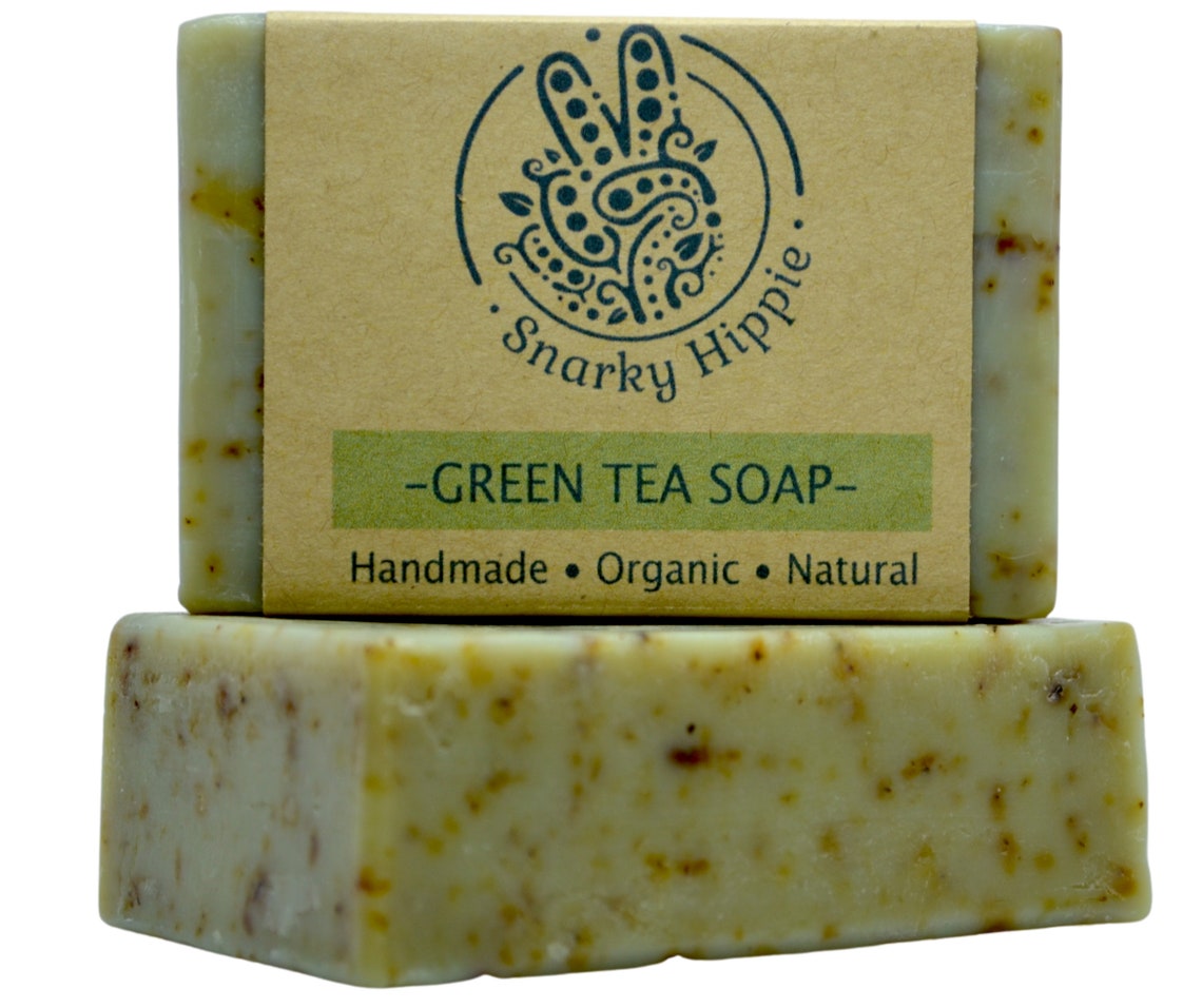 Organic Green Tea Soap Etsy