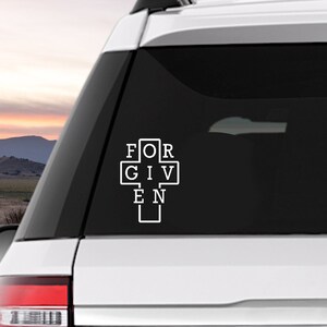 Forgiven SVG, Bible Verse Svg, Religious Quote Svg, Inspirational Saying Shirt Svg Files for Cricut & Silhouette, PNG/ Car Decal