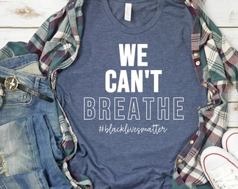 Black Lives Matter SVG / Non possiamo respirare / George Floyd / Uguaglianza ed equità SVG / File di taglio / Download istantaneo BLM per Cricut e Silhouette