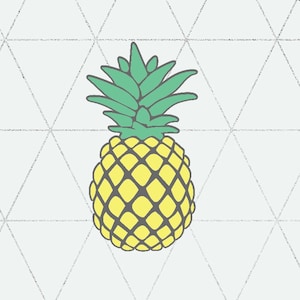 Pineapple SVG/ Pineapple Clipart /Pineapple Summer print SVG Instant Download / SVG Files, Cricut and Silhouette Cut Files svg png Fruit