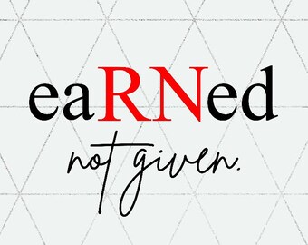 RN SVG / Nursing Student svg & png / Cut File Instant Download / Registered Nurse / Frontliner/ Essential Worker ( Silhouette / Cricut)