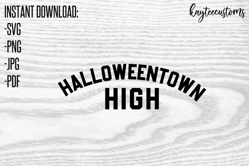 Download Halloweentown High Instant Download Cut File / Fall svg ...